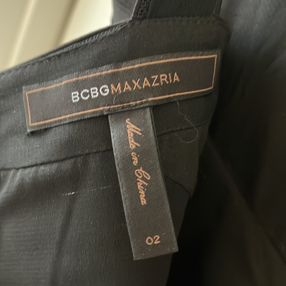 BCBG MAXAZRIA Full Length Black Gown - Picture 6 of 9